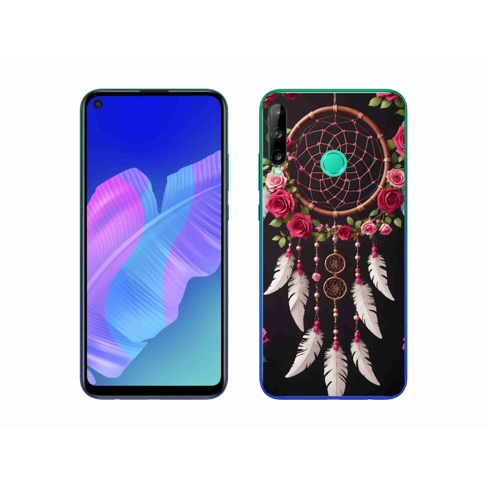 Gelový kryt mmCase na Huawei P40 Lite E - lapač snů s růžemi