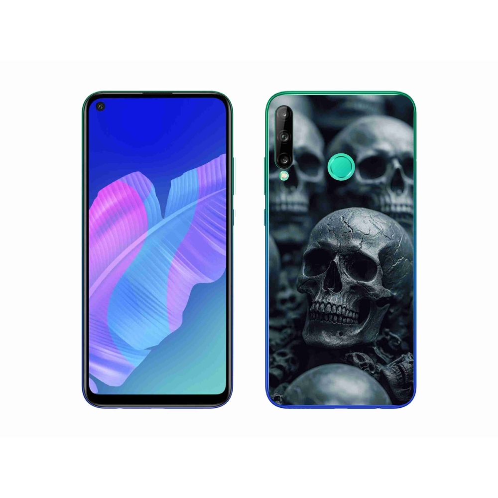 Gelový kryt mmCase na Huawei P40 Lite E - lebka 2