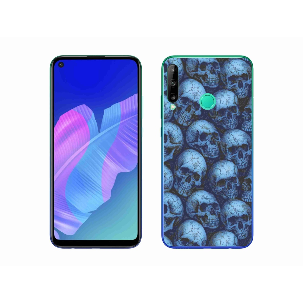 Gelový kryt mmCase na Huawei P40 Lite E - lebky