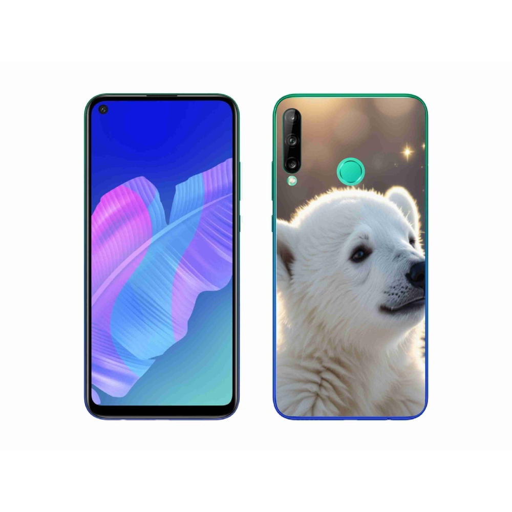 Gelový kryt mmCase na Huawei P40 Lite E - lední medvěd