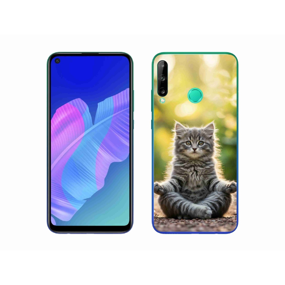 Gelový kryt mmCase na Huawei P40 Lite E - meditující kotě