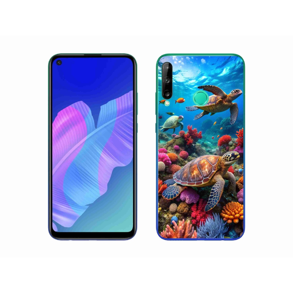 Gelový kryt mmCase na Huawei P40 Lite E - mořský svět 2
