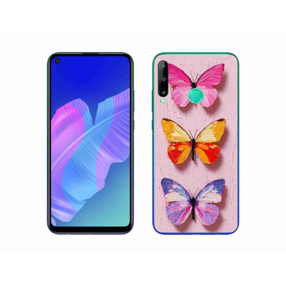 Gelový kryt mmCase na Huawei P40 Lite E - motýlí trojice