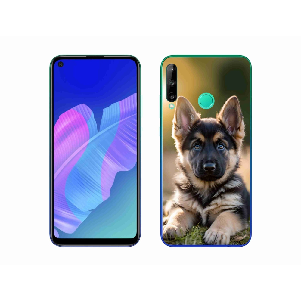 Gelový kryt mmCase na Huawei P40 Lite E - německý ovčák v přírodě