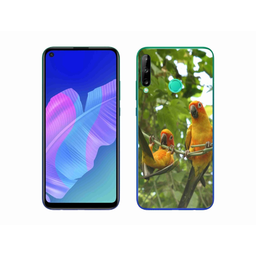 Gelový kryt mmCase na Huawei P40 Lite E - papoušci aratingy