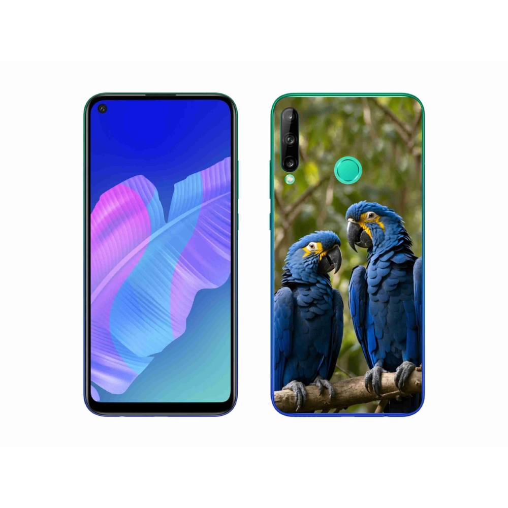 Gelový kryt mmCase na Huawei P40 Lite E - papouščí duo