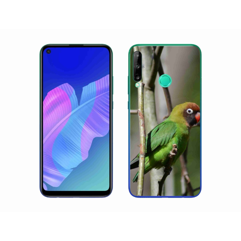 Gelový kryt mmCase na Huawei P40 Lite E - papoušek agapornis