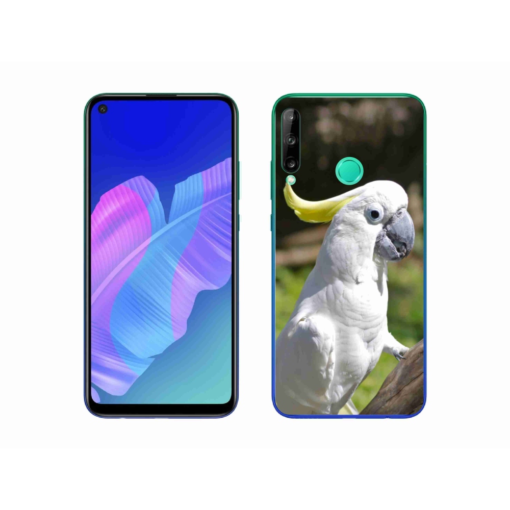 Gelový kryt mmCase na Huawei P40 Lite E - papoušek kakadu 2