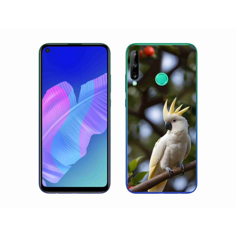 Gelový kryt mmCase na Huawei P40 Lite E - papoušek kakadu 3