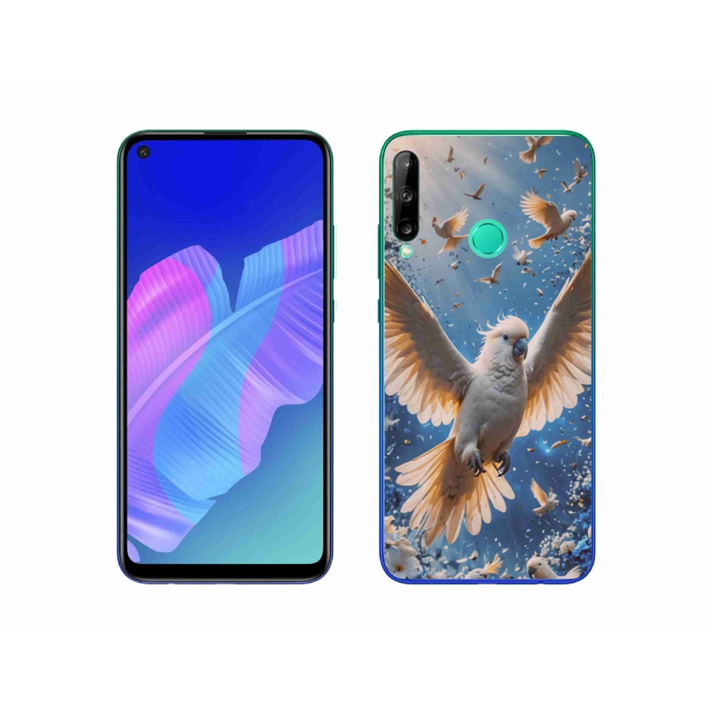 Gelový kryt mmCase na Huawei P40 Lite E - papoušek kakadu