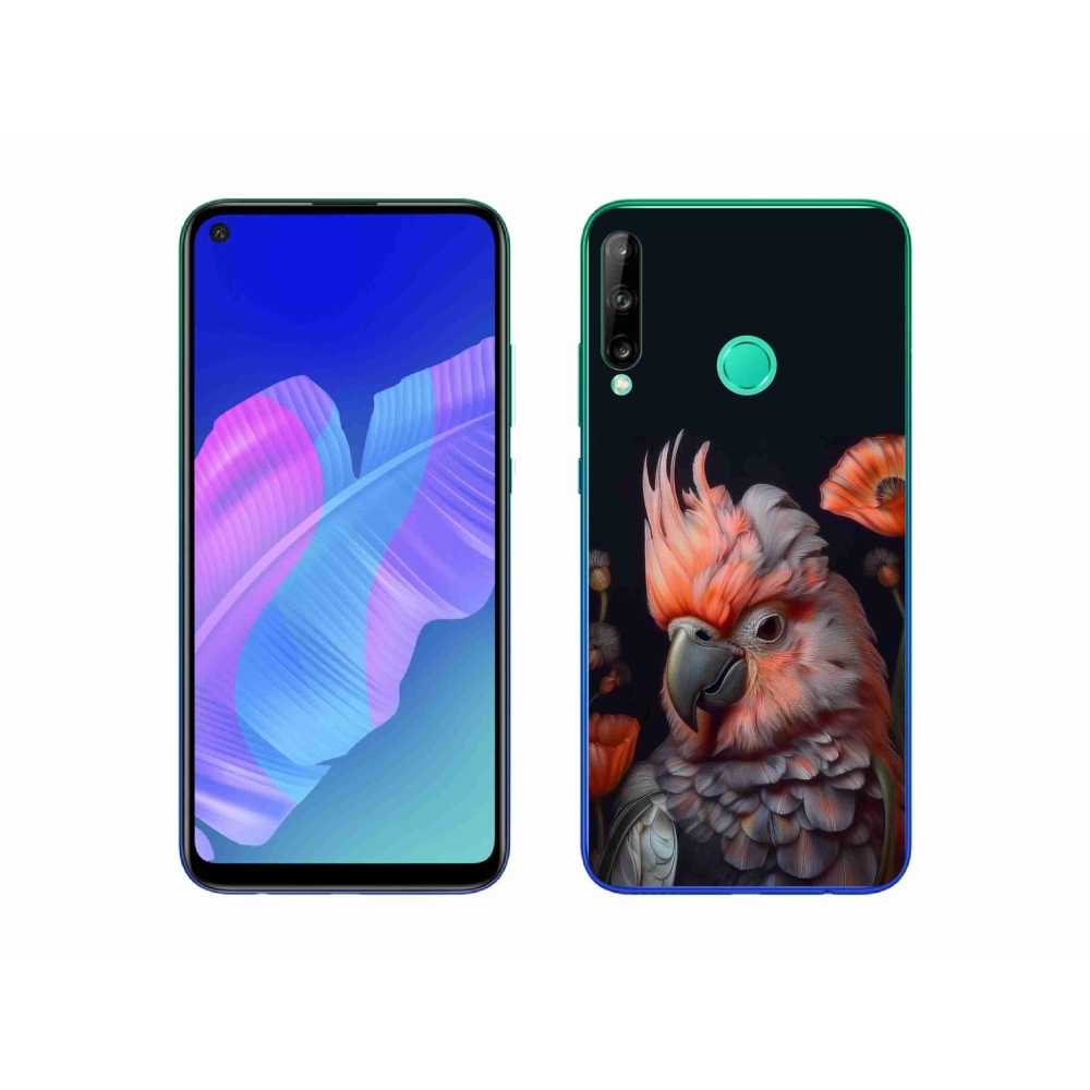 Gelový kryt mmCase na Huawei P40 Lite E - papoušek kakadu v barvách