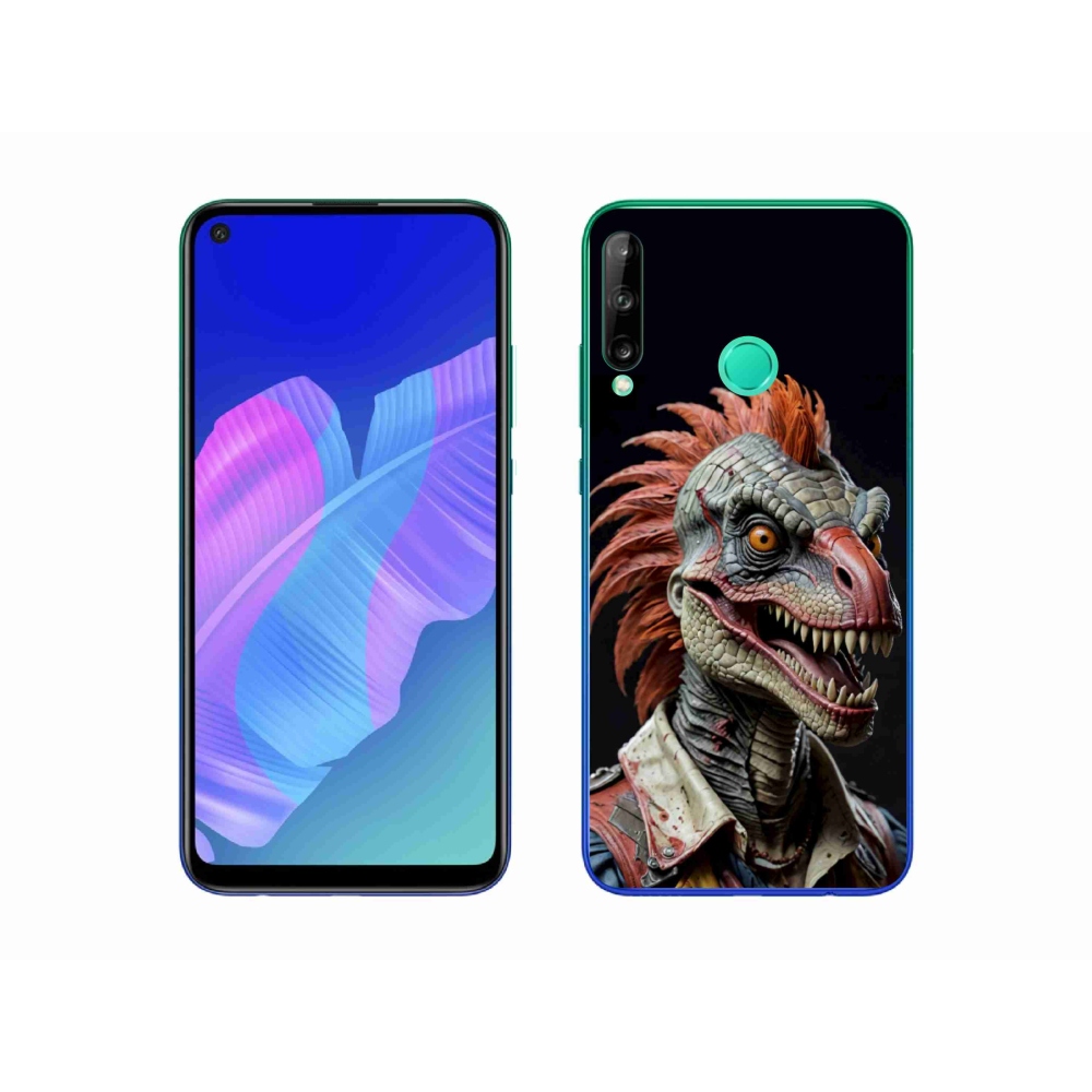 Gelový kryt mmCase na Huawei P40 Lite E - punk dinosaurus
