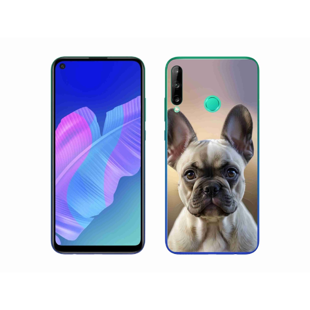 Gelový kryt mmCase na Huawei P40 Lite E - roztomilý francouzský buldoček