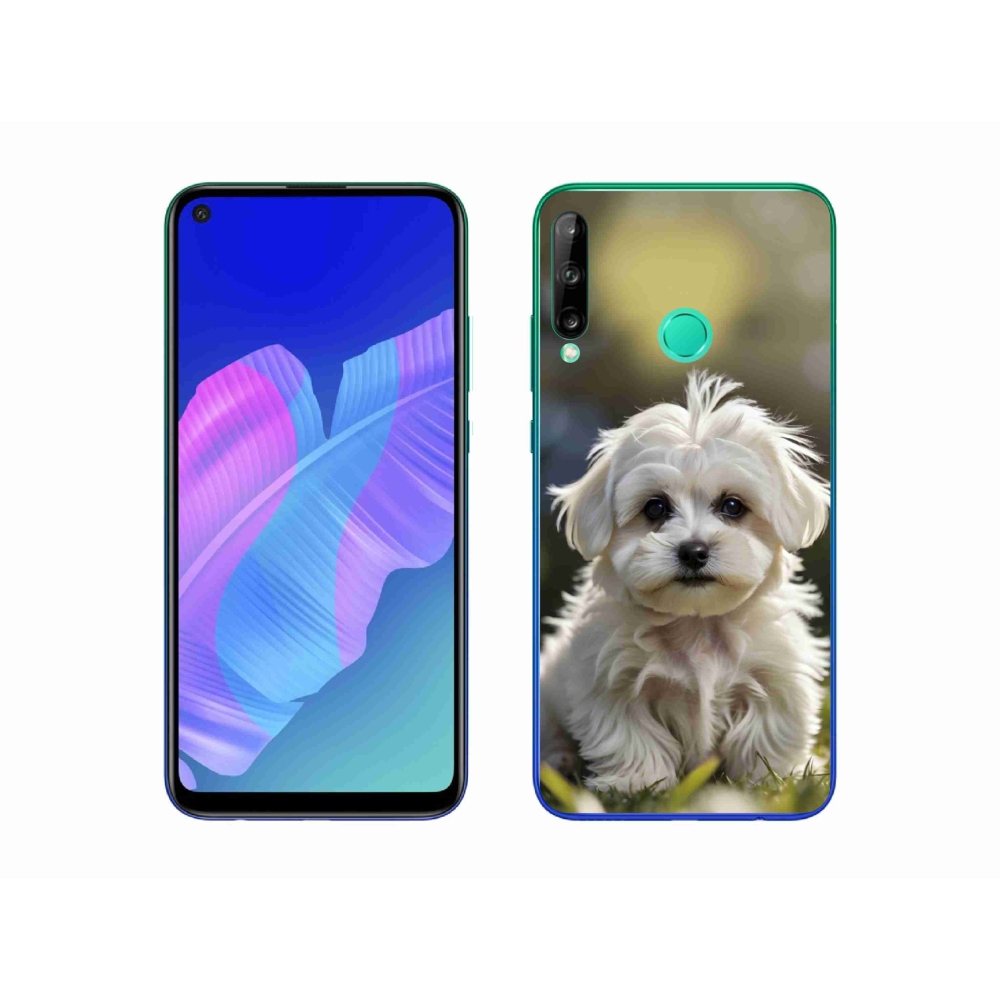 Gelový kryt mmCase na Huawei P40 Lite E - roztomilý maltézský psík