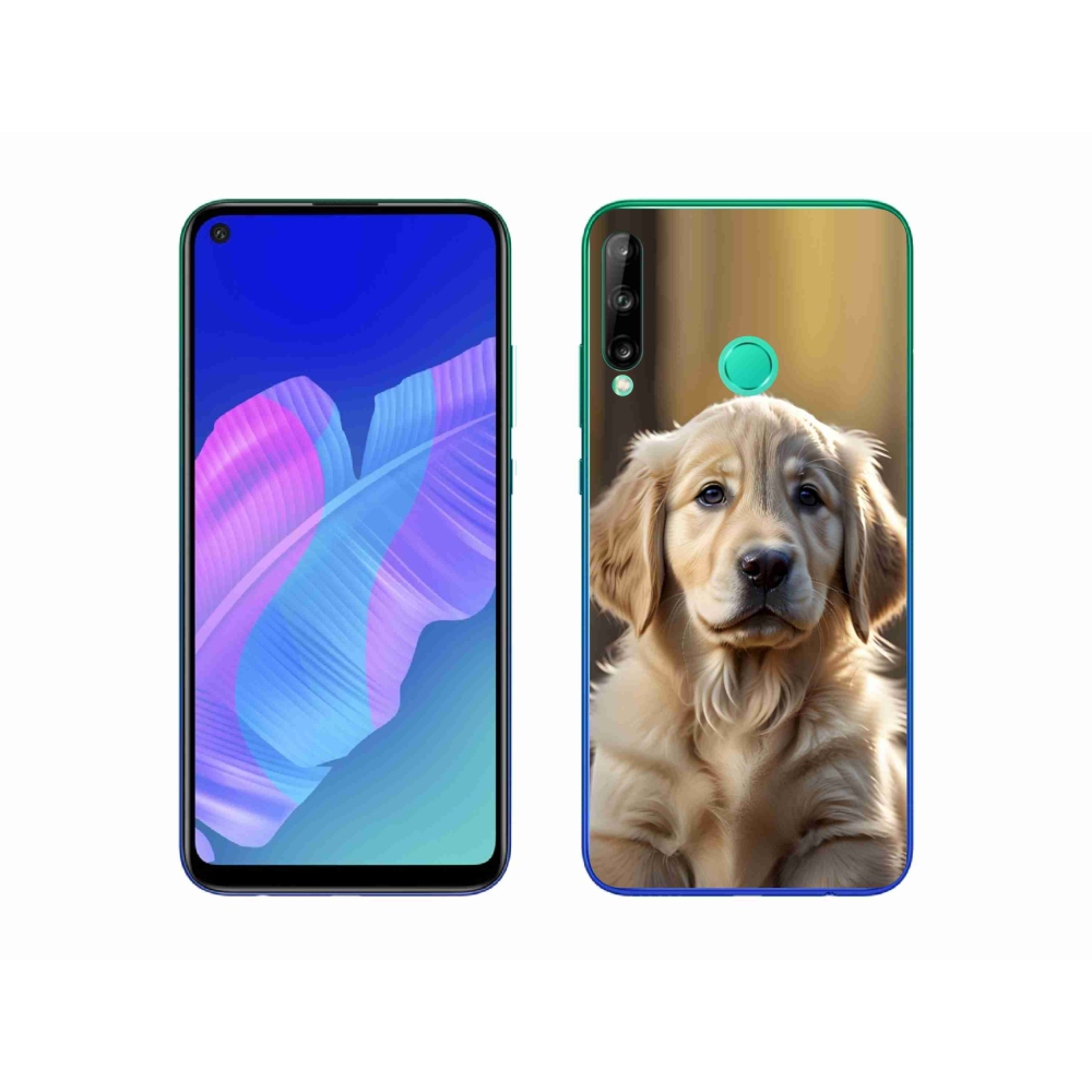 Gelový kryt mmCase na Huawei P40 Lite E - roztomilý zlatý retrívr