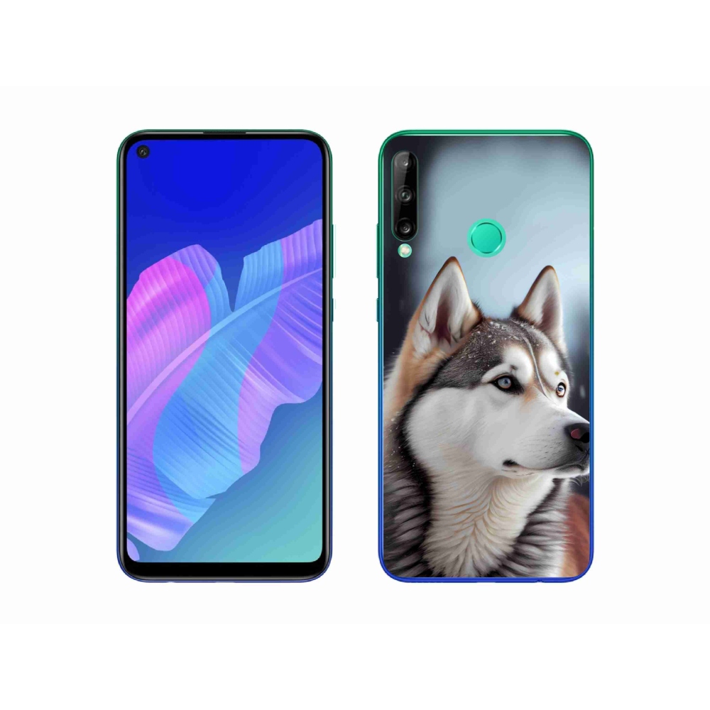 Gelový kryt mmCase na Huawei P40 Lite E - sibiřský husky