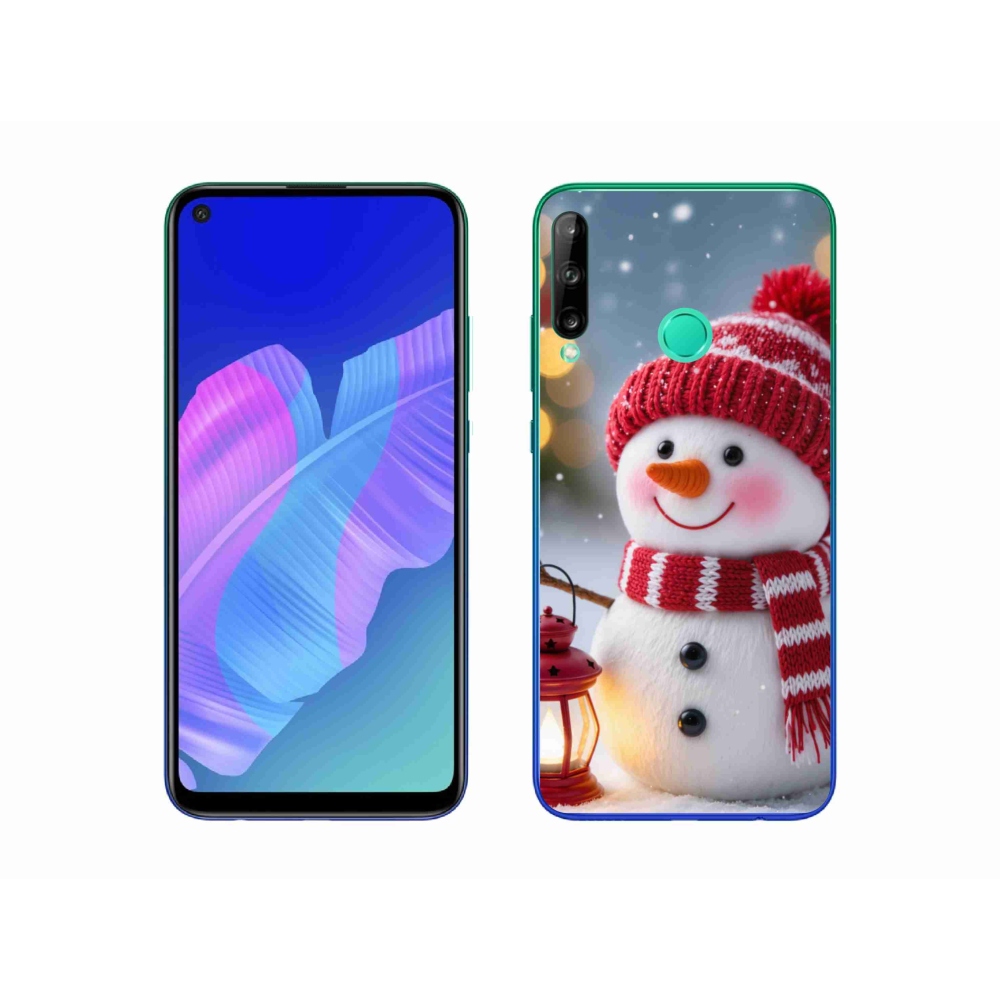 Gelový kryt mmCase na Huawei P40 Lite E - sněhulák 2