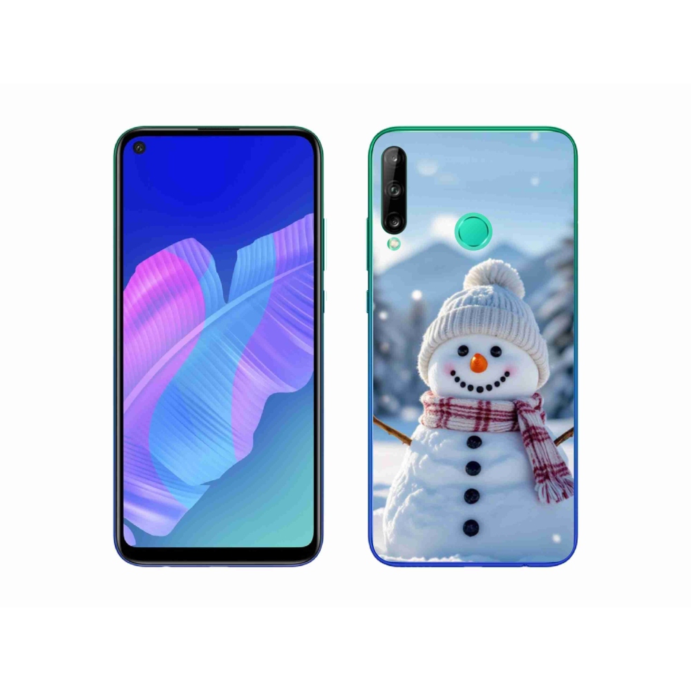 Gelový kryt mmCase na Huawei P40 Lite E - sněhulák 3