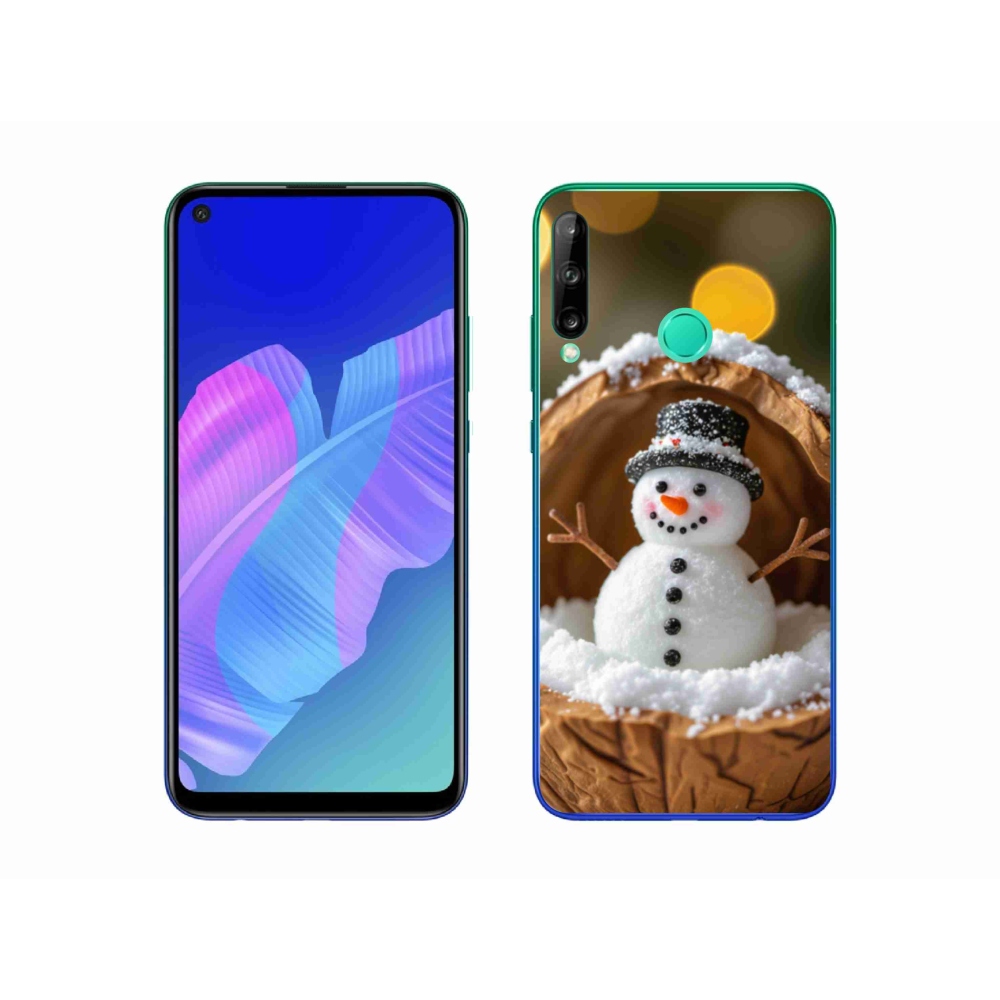 Gelový kryt mmCase na Huawei P40 Lite E - sněhulák 4