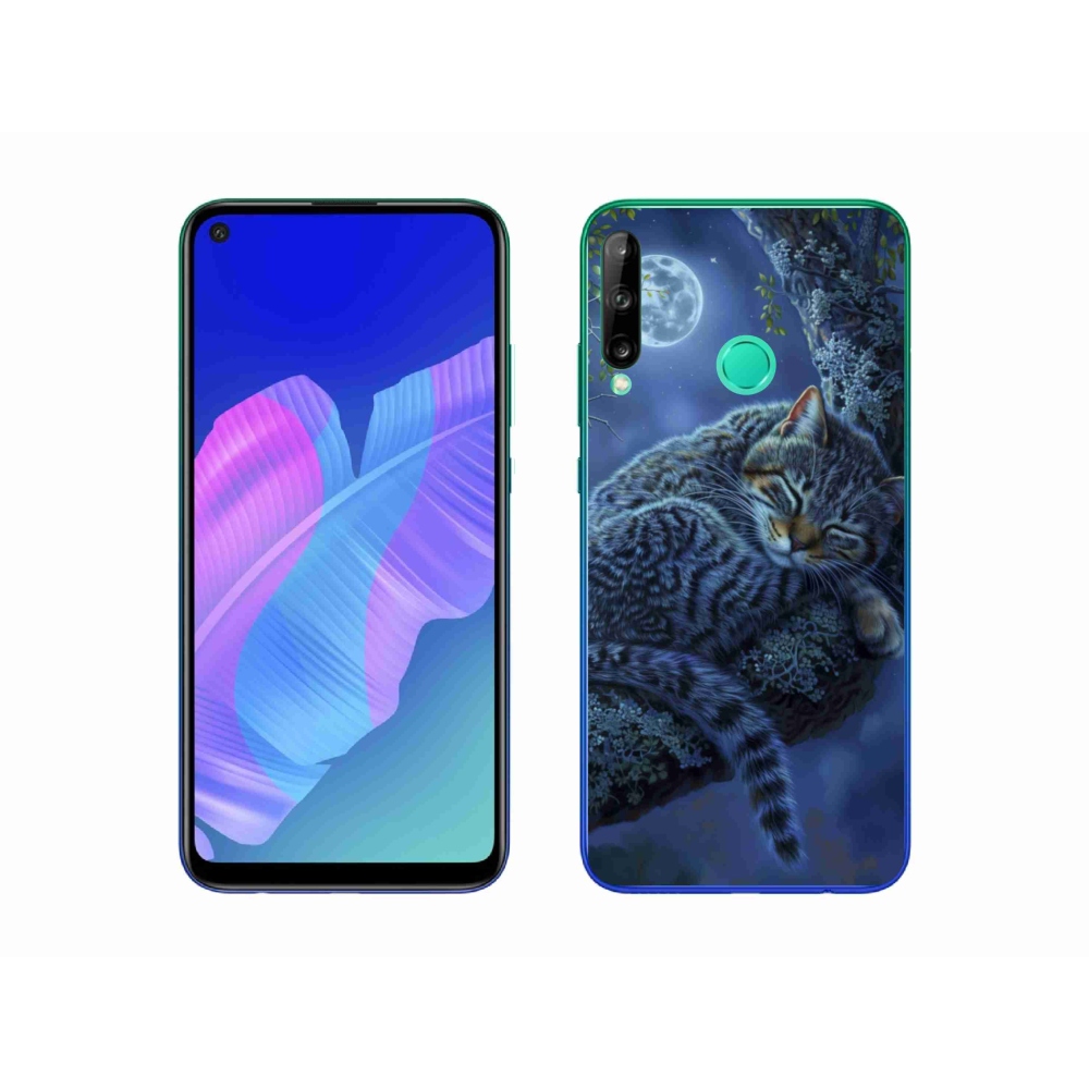 Gelový kryt mmCase na Huawei P40 Lite E - spící kočka