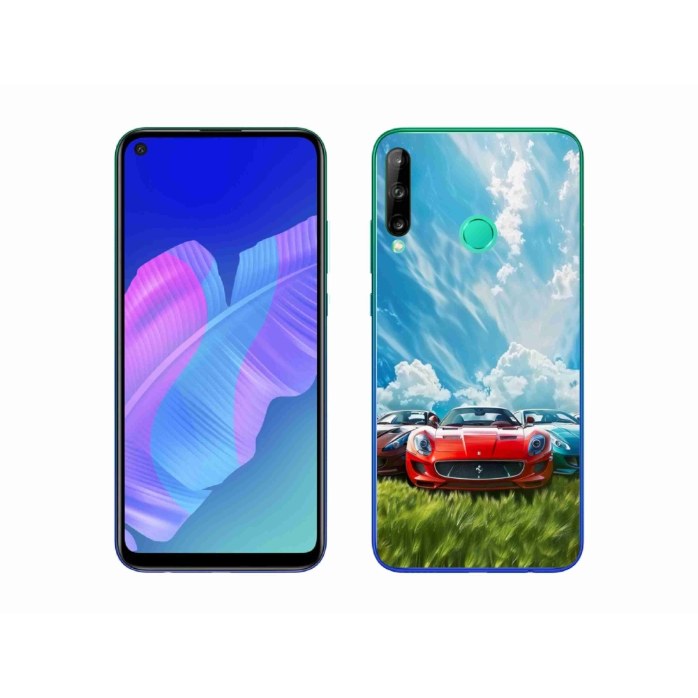 Gelový kryt mmCase na Huawei P40 Lite E - sportovní vozy