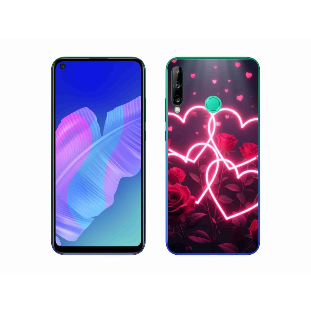 Gelový kryt mmCase na Huawei P40 Lite E - srdce lásky