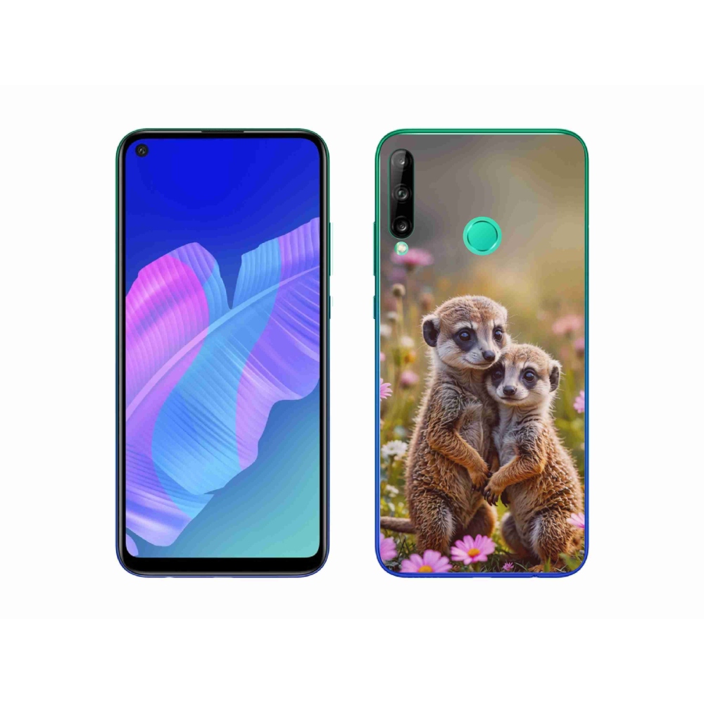 Gelový kryt mmCase na Huawei P40 Lite E - surikatí duo