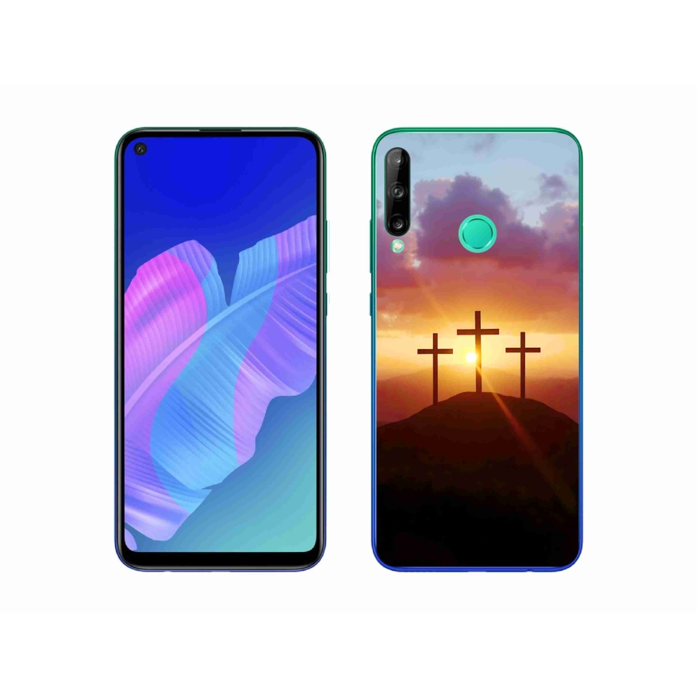 Gelový kryt mmCase na Huawei P40 Lite E - tři kříže