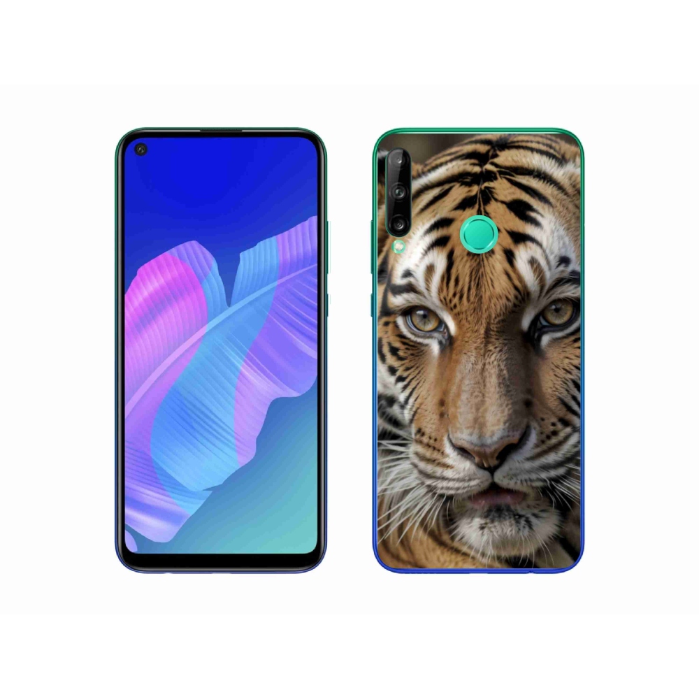 Gelový kryt mmCase na Huawei P40 Lite E - tygří pohled