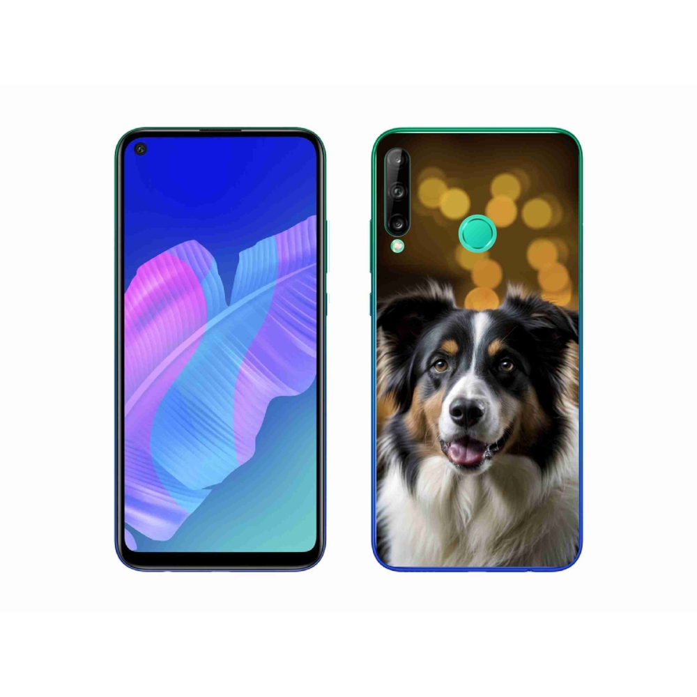 Gelový kryt mmCase na Huawei P40 Lite E - usměvavý australský ovčák