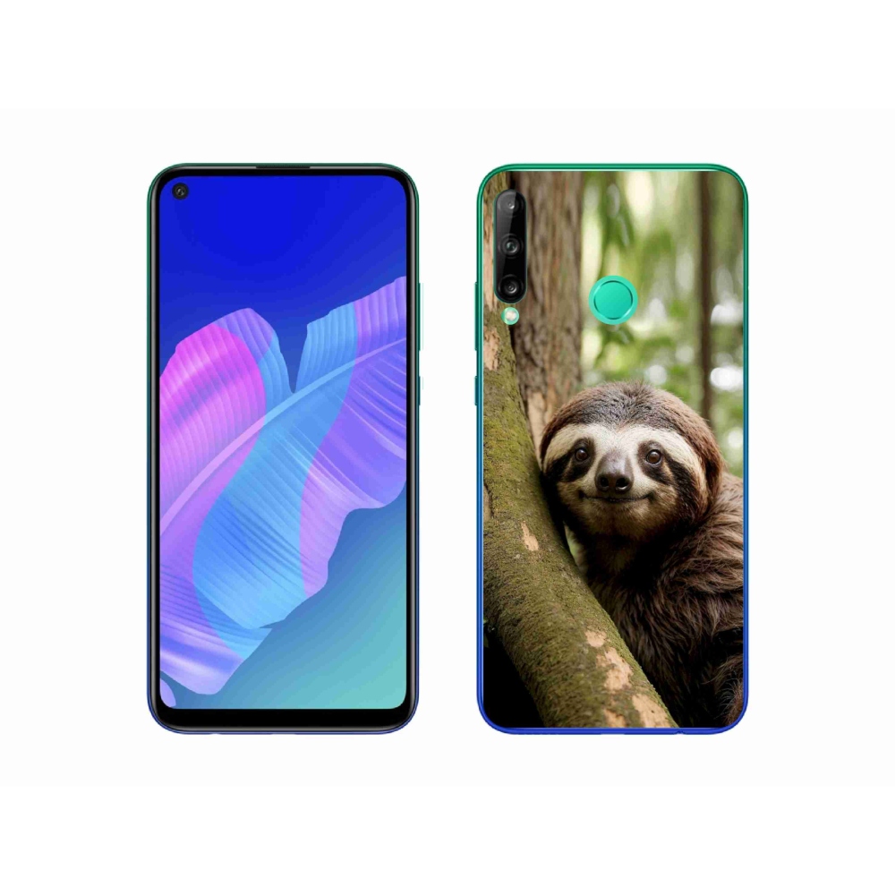 Gelový kryt mmCase na Huawei P40 Lite E - usměvavý lenochod