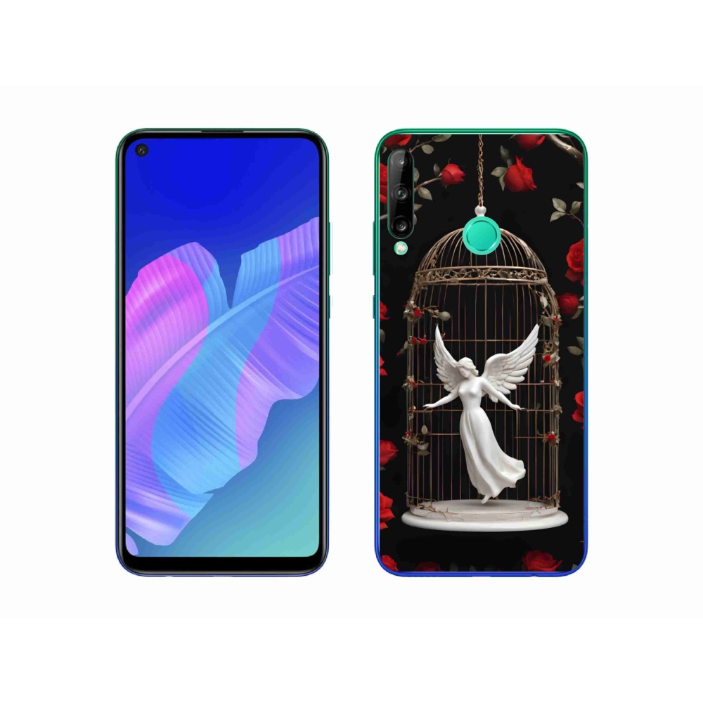 Gelový kryt mmCase na Huawei P40 Lite E - uvězněný anděl