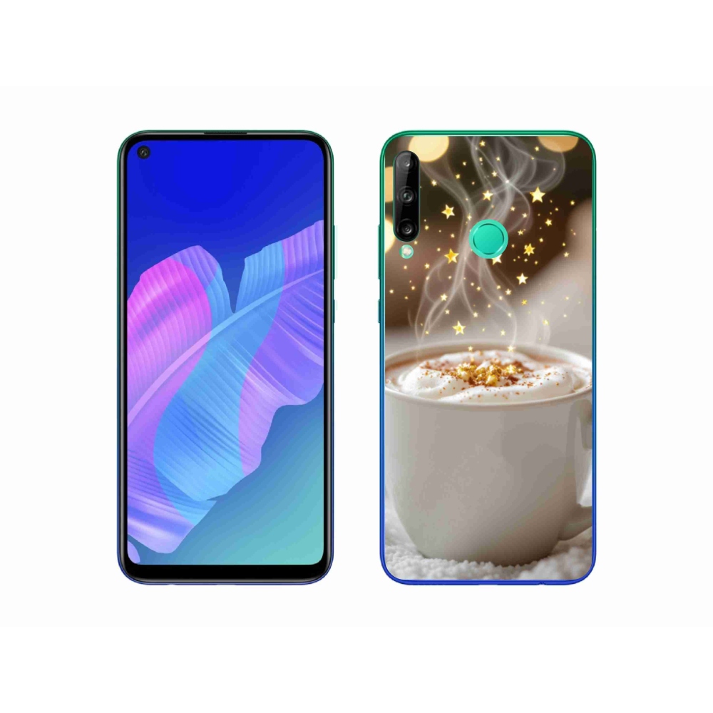 Gelový kryt mmCase na Huawei P40 Lite E - vánoční horký nápoj