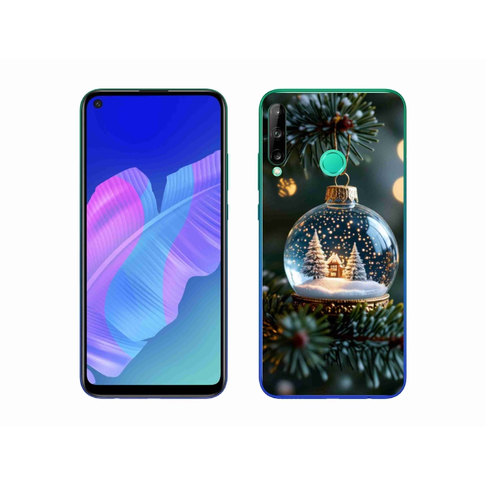 Gelový kryt mmCase na Huawei P40 Lite E - vánoční koule 2