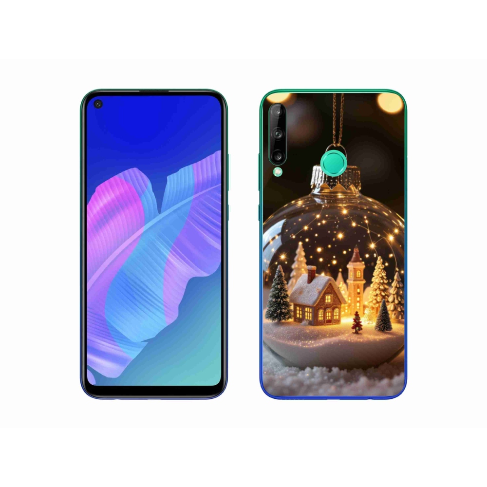 Gelový kryt mmCase na Huawei P40 Lite E - vánoční koule 3