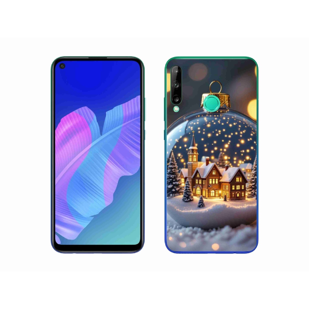 Gelový kryt mmCase na Huawei P40 Lite E - vánoční koule 4