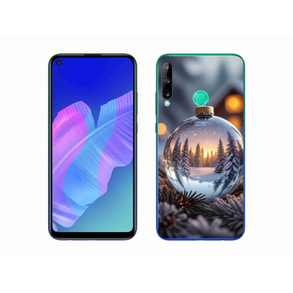 Gelový kryt mmCase na Huawei P40 Lite E - vánoční ozdoba
