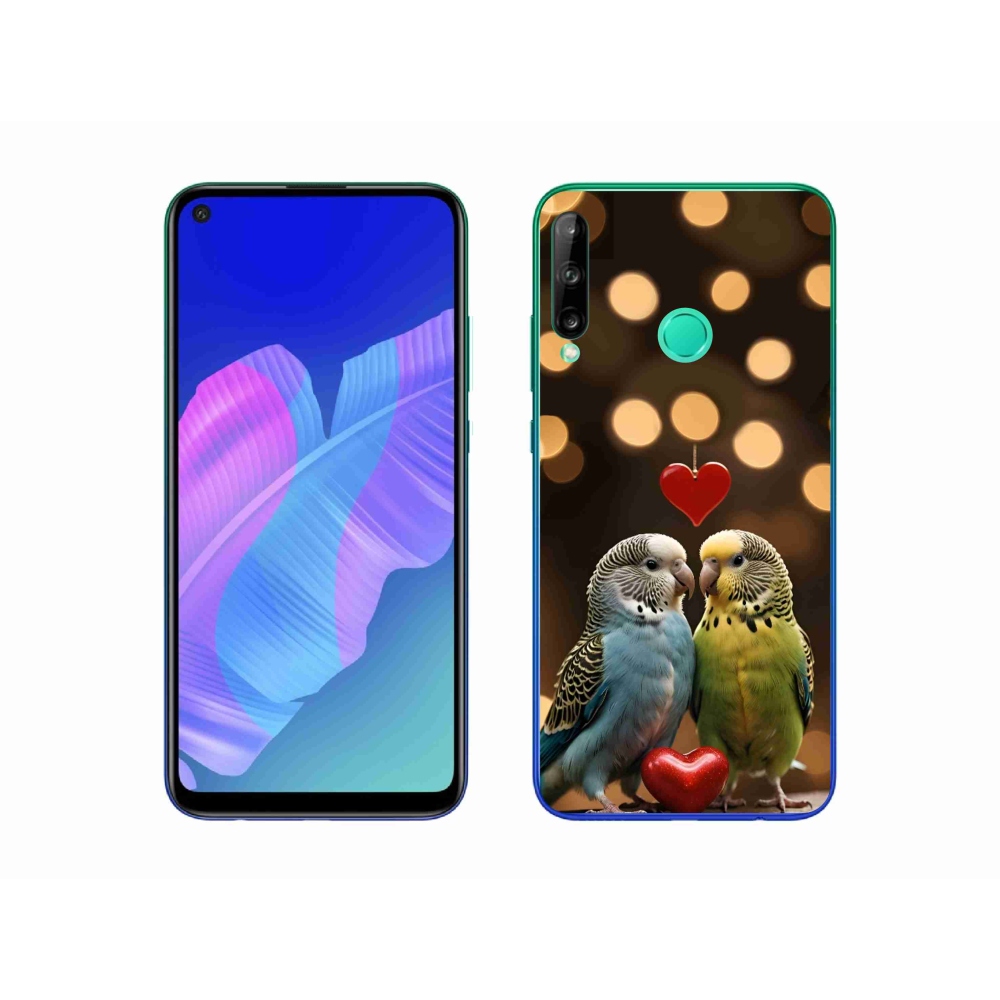 Gelový kryt mmCase na Huawei P40 Lite E - zamilovaní papoušci