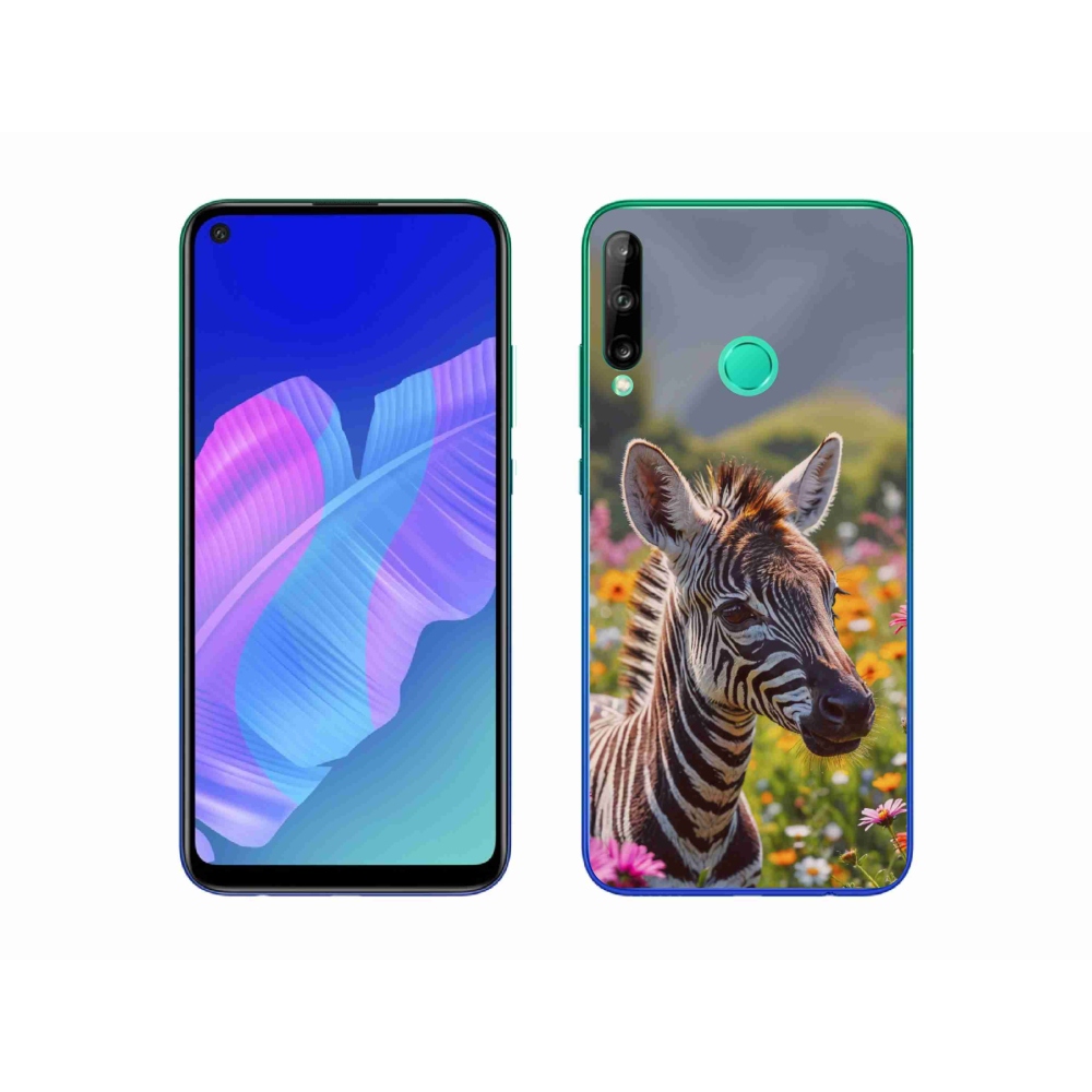 Gelový kryt mmCase na Huawei P40 Lite E - zebra na louce