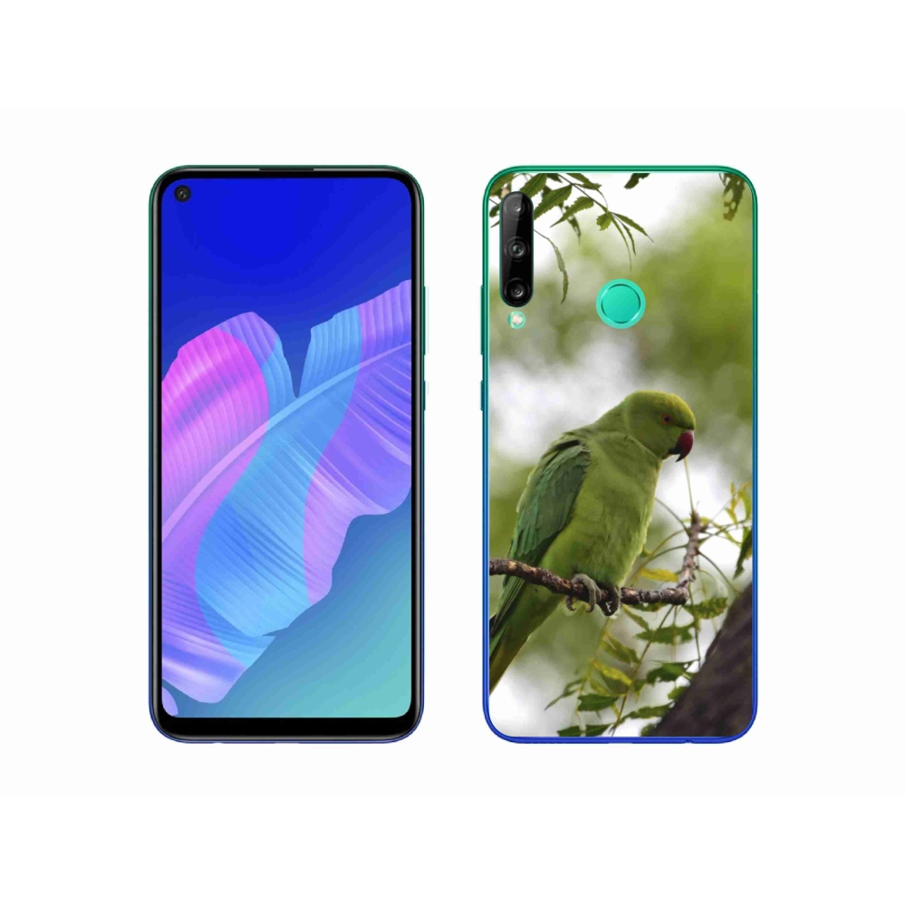 Gelový kryt mmCase na Huawei P40 Lite E - zelený papoušek