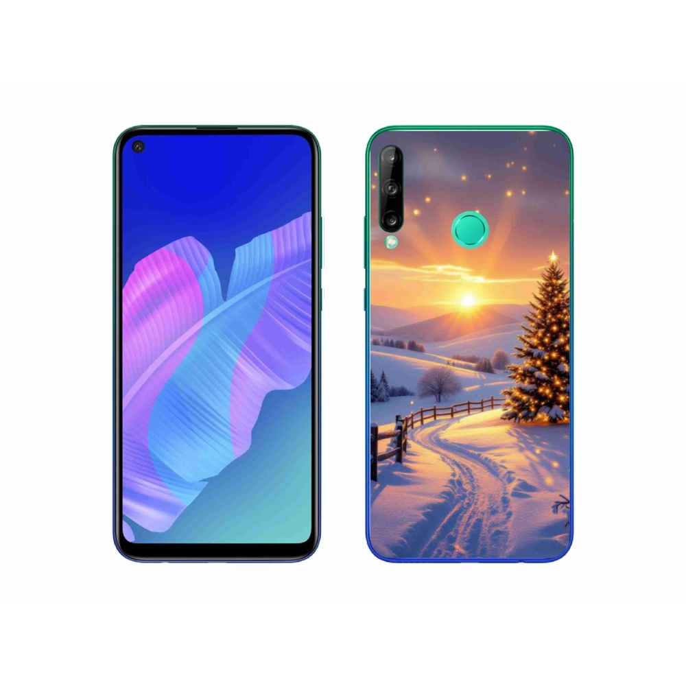 Gelový kryt mmCase na Huawei P40 Lite E - zimní krajina