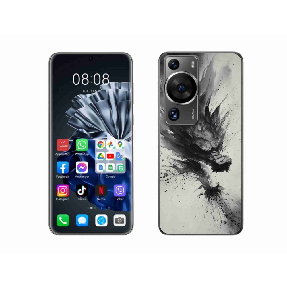 Gelový kryt mmCase na Huawei P60 Pro - abstraktní motiv 32