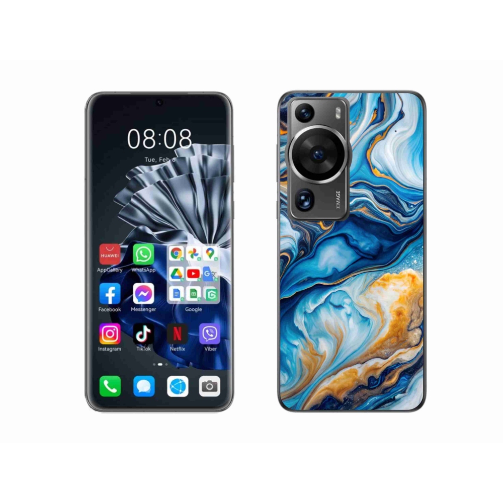 Gelový kryt mmCase na Huawei P60 Pro - abstraktní motiv 34