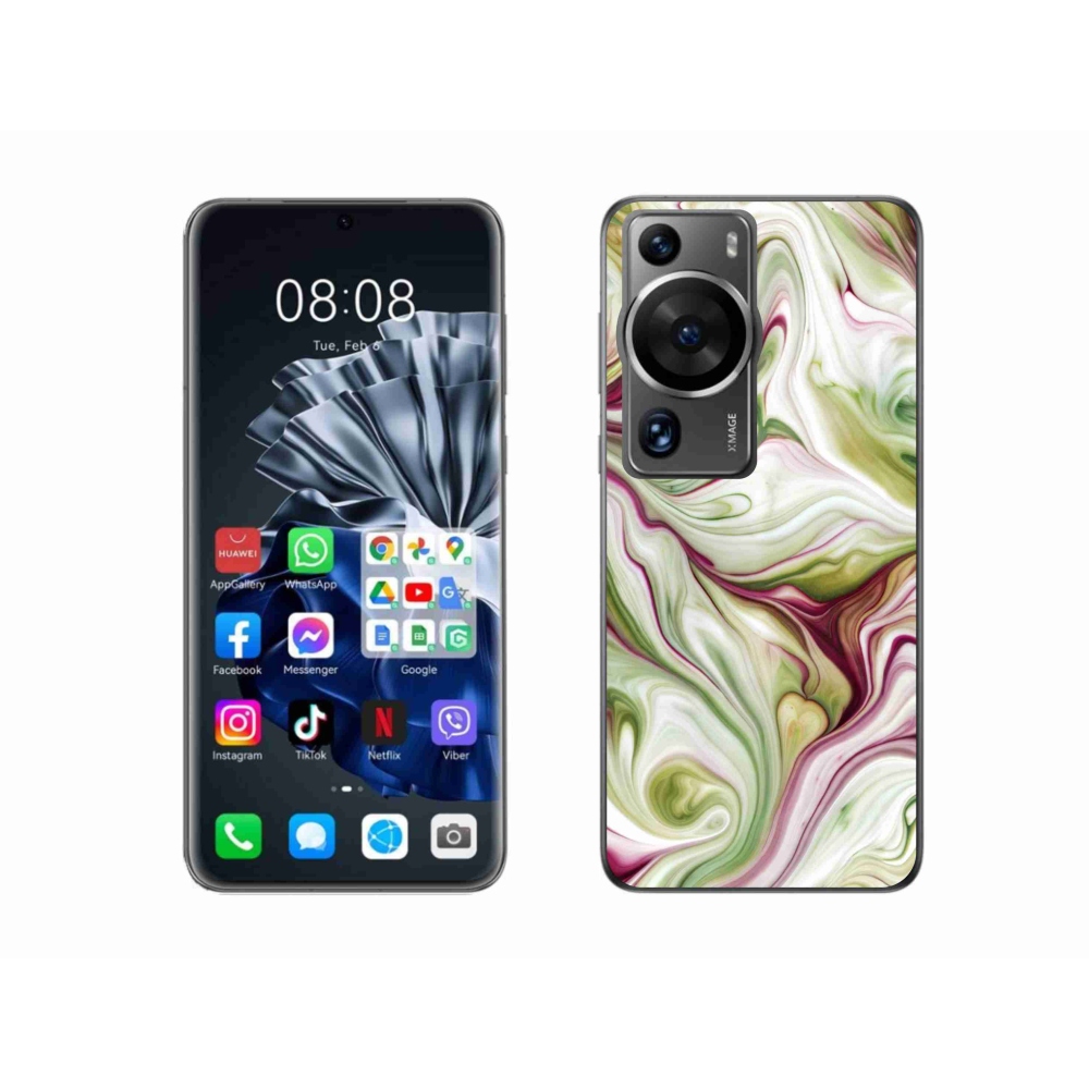 Gelový kryt mmCase na Huawei P60 Pro - abstraktní motiv 36