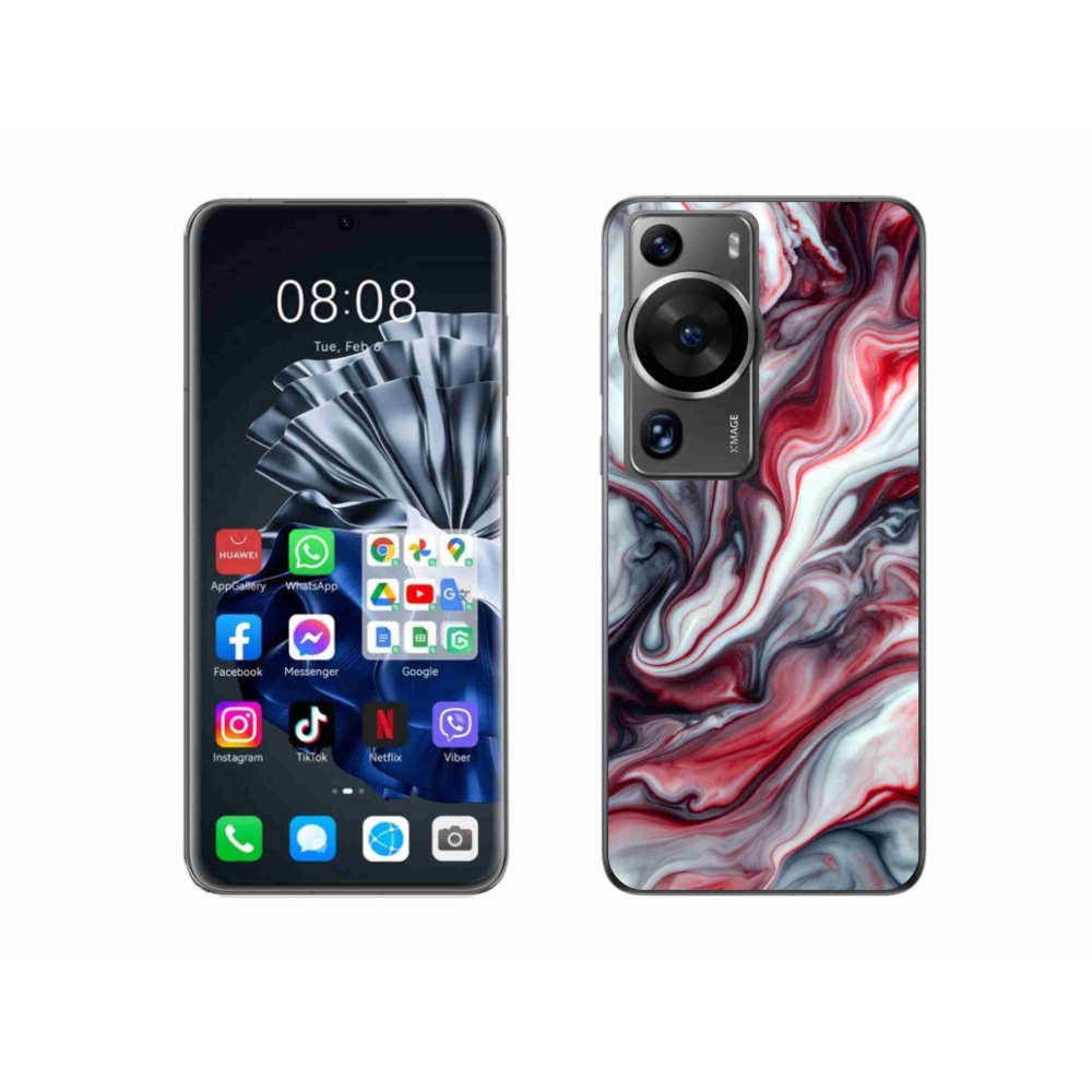 Gelový kryt mmCase na Huawei P60 Pro - abstraktní motiv 37