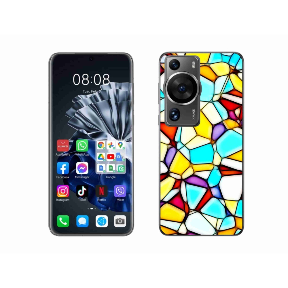 Gelový kryt mmCase na Huawei P60 Pro - abstraktní motiv 40