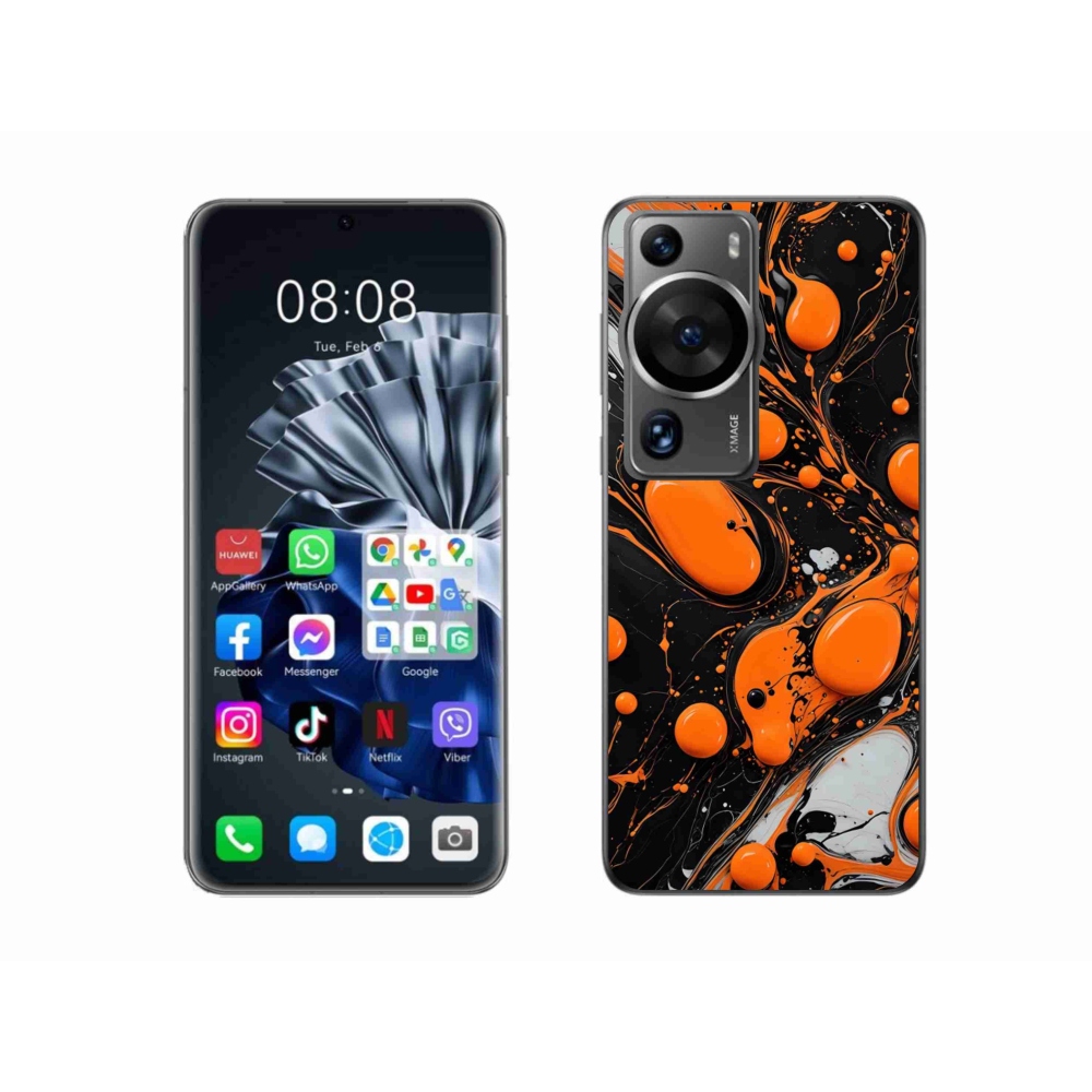 Gelový kryt mmCase na Huawei P60 Pro - abstraktní motiv 41