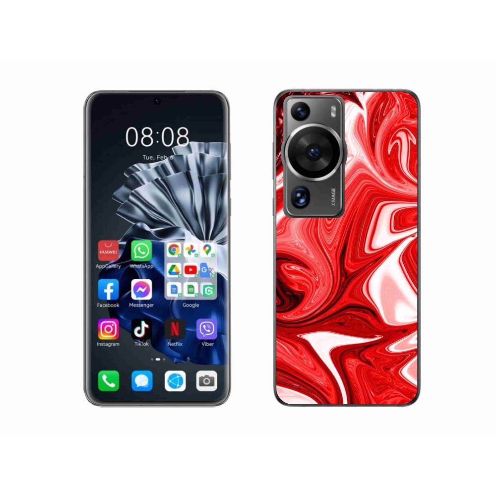 Gelový kryt mmCase na Huawei P60 Pro - abstraktní motiv 43