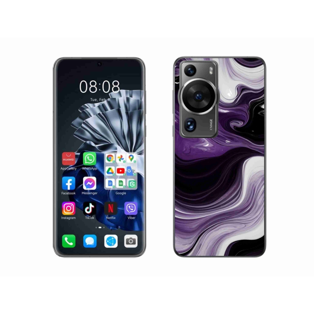 Gelový kryt mmCase na Huawei P60 Pro - abstraktní motiv 46