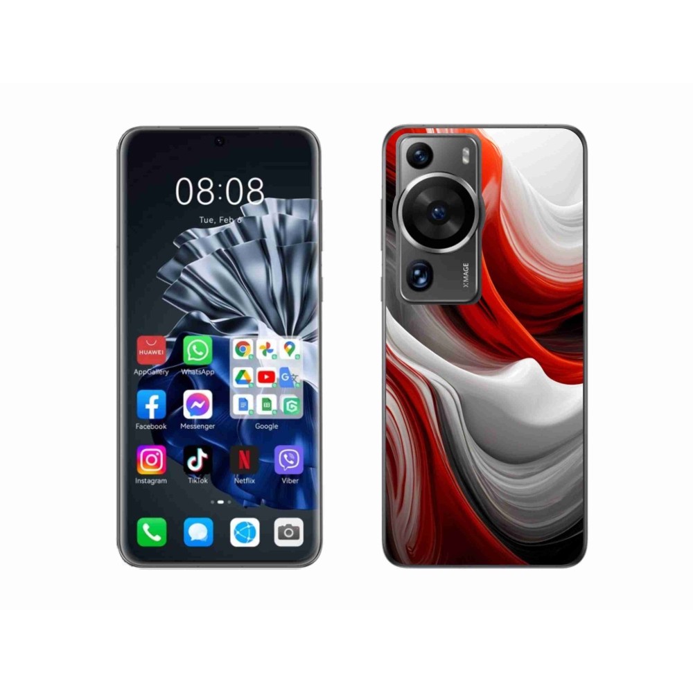 Gelový kryt mmCase na Huawei P60 Pro - abstraktní motiv 47